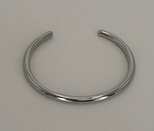 Bracciale rigido aperto dorato minimal