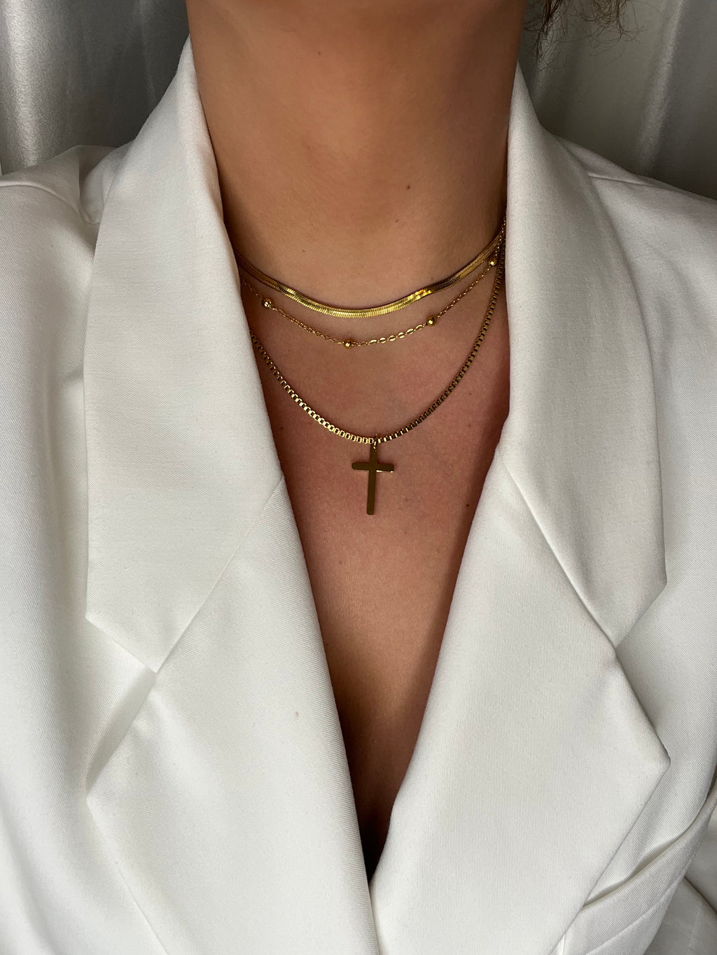 Collana set croce