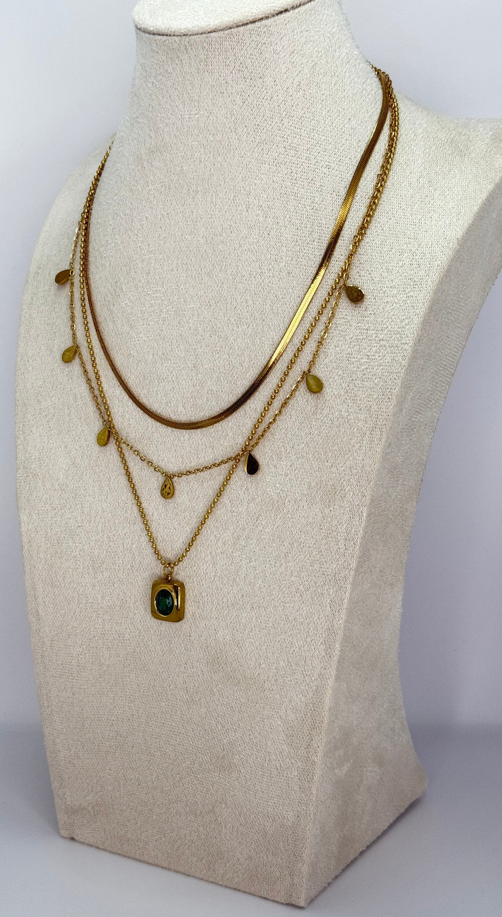 Set collana verde
