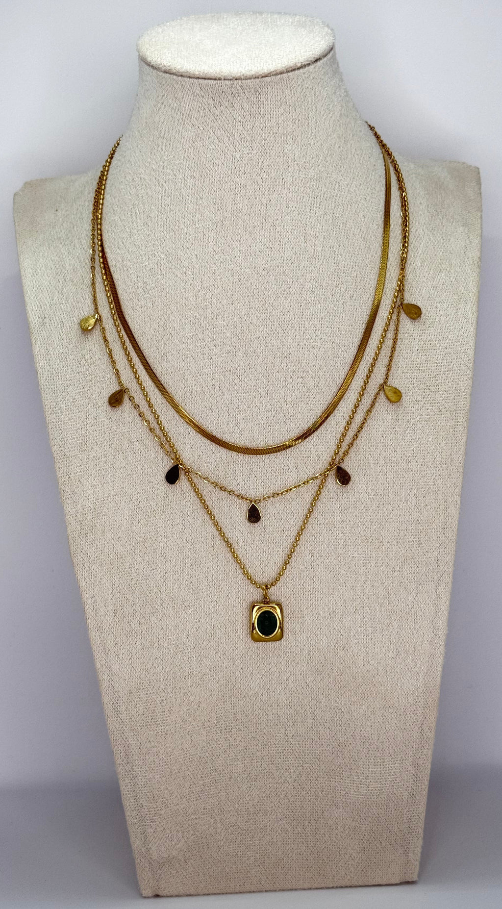 Set collana verde
